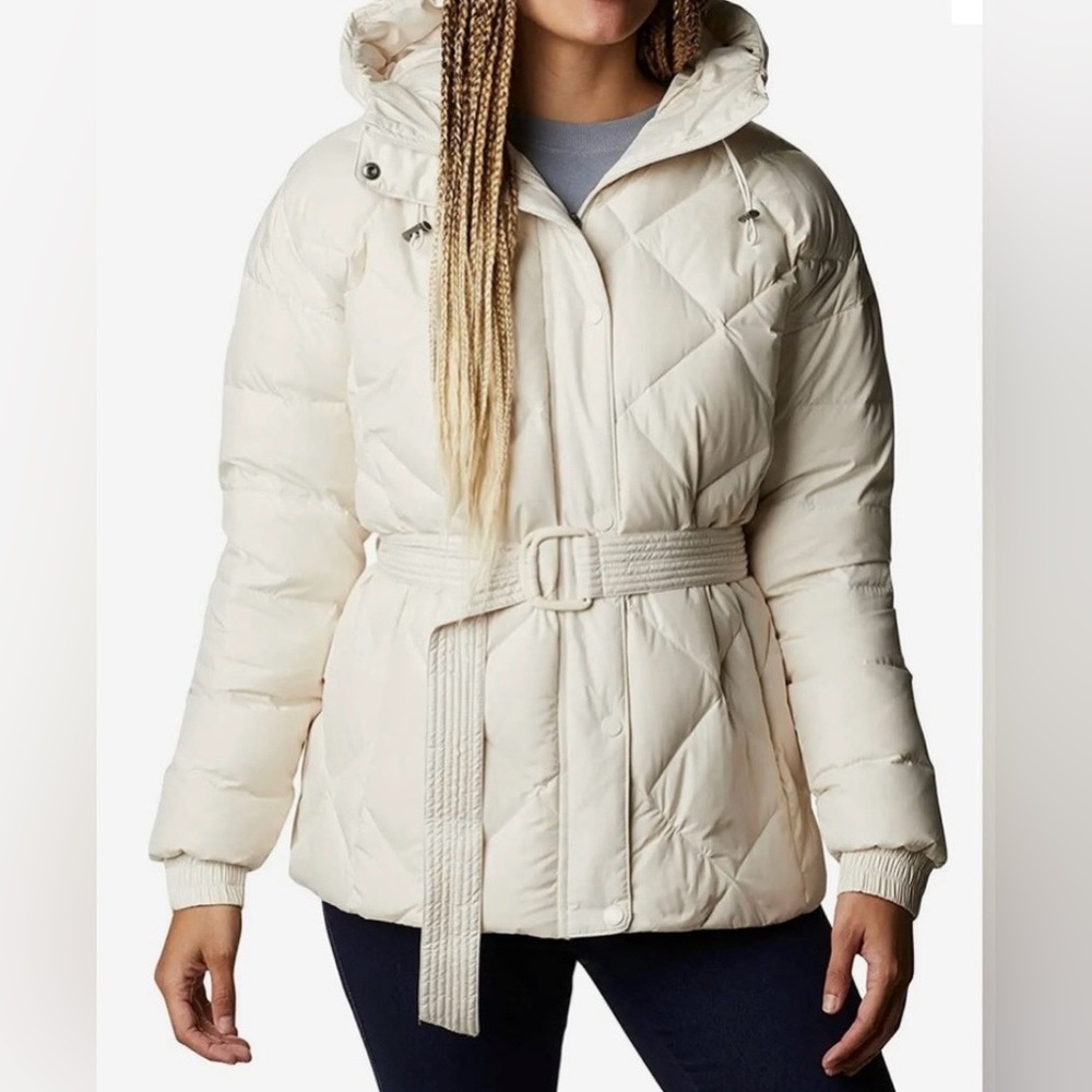 Columbia - Wome’s Icy Heights Belted Jacket - Size: Xs Color: Chalk. - Picture 8 of 8